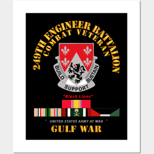 249th Engineer Battalion - Gulf War w SVC Posters and Art